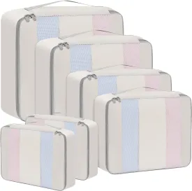 BAGAIL 6 Set/8 Set/10 Set Packing Cubes Various Sizes Packing Organizer for Travel Accessories Luggage Carry On Suitcase
