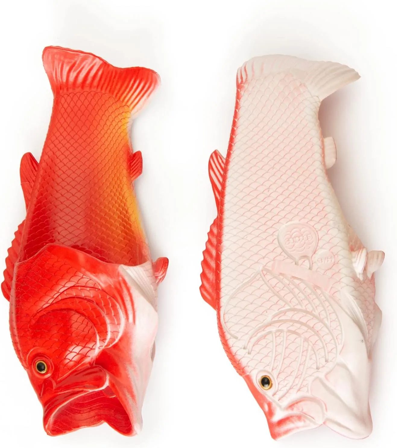 Coddies Fish Flip Flops | The Original Fish Slippers | Funny Gift, Unisex Sandals, Bass Slides, Pool, Beach & Shower Shoes | Men & Women