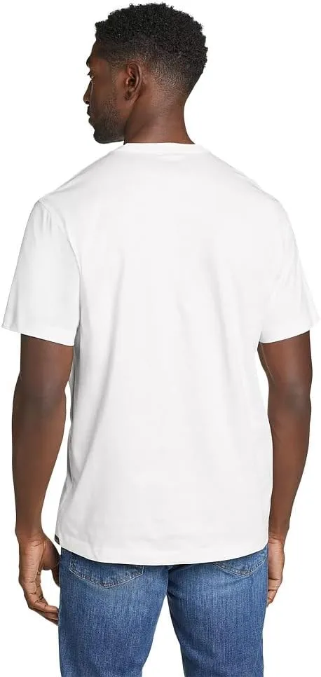 Eddie Bauer Men's Legend Wash 100% Cotton Short-Sleeve Classic T-Shirt
