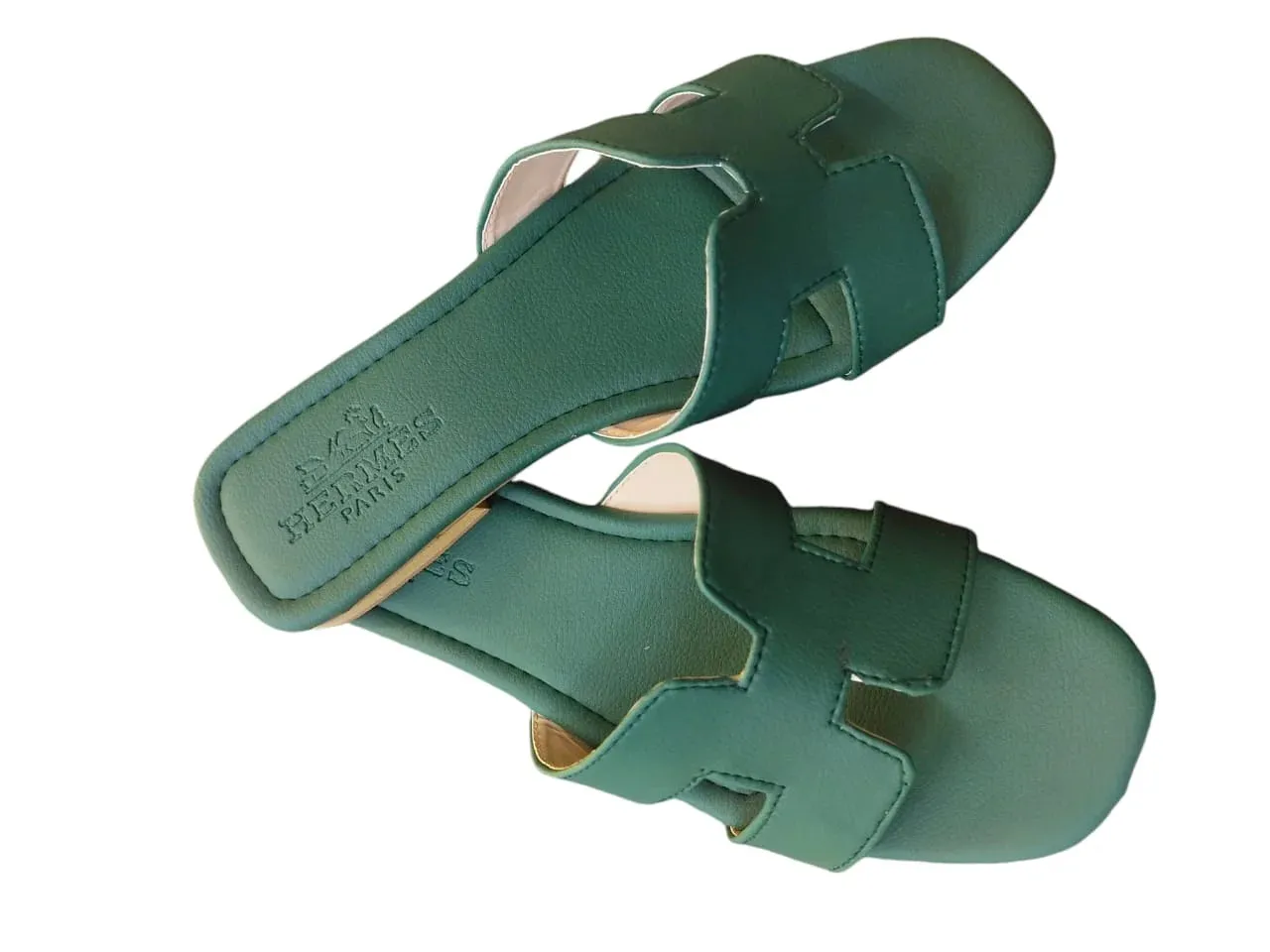 HERMES PARIS SANDALS - GREEN
