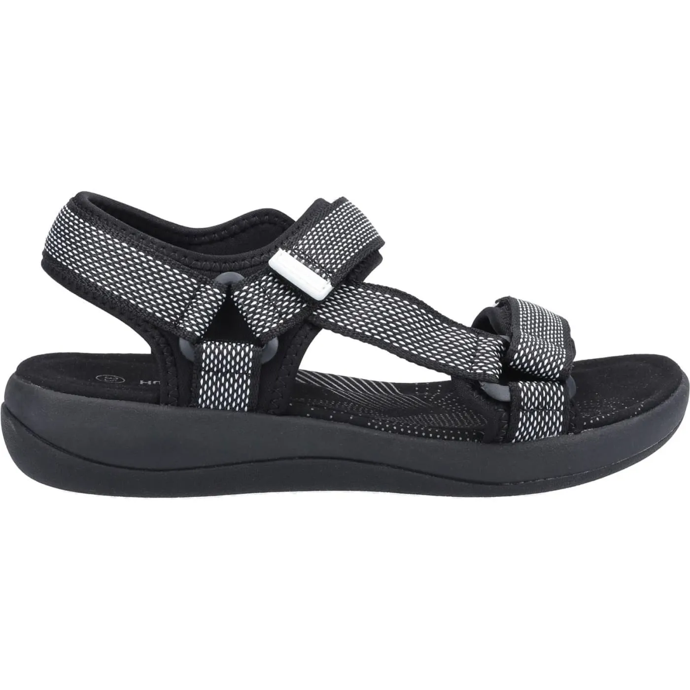 Hush Puppies Sara Black Ladies Synthetic Sandals