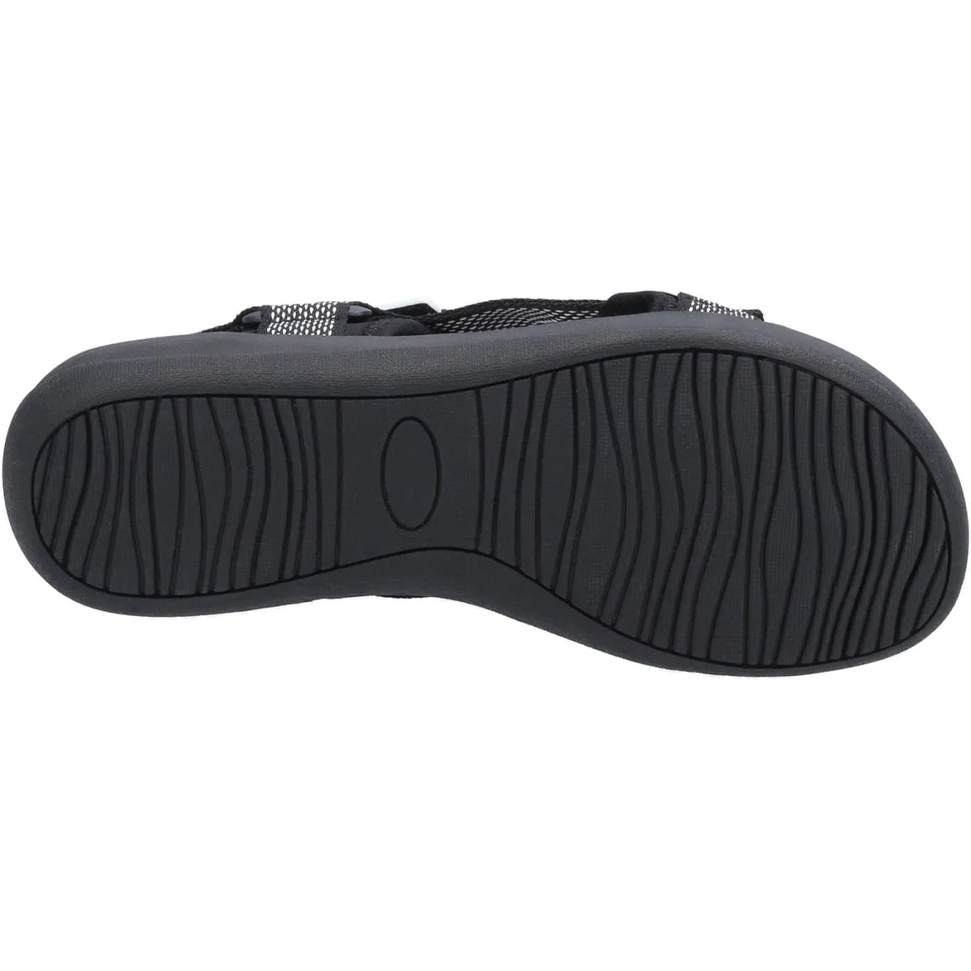 Hush Puppies Sara Black Ladies Synthetic Sandals