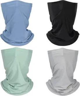 Mandydov Summer Cooling Neck Gaiter Face Mask Breathable Balaclava, UV Protection Wind Dust Proof Face Cover Scarf