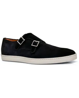 Navy Ralphie Double Monk Strap Sneaker