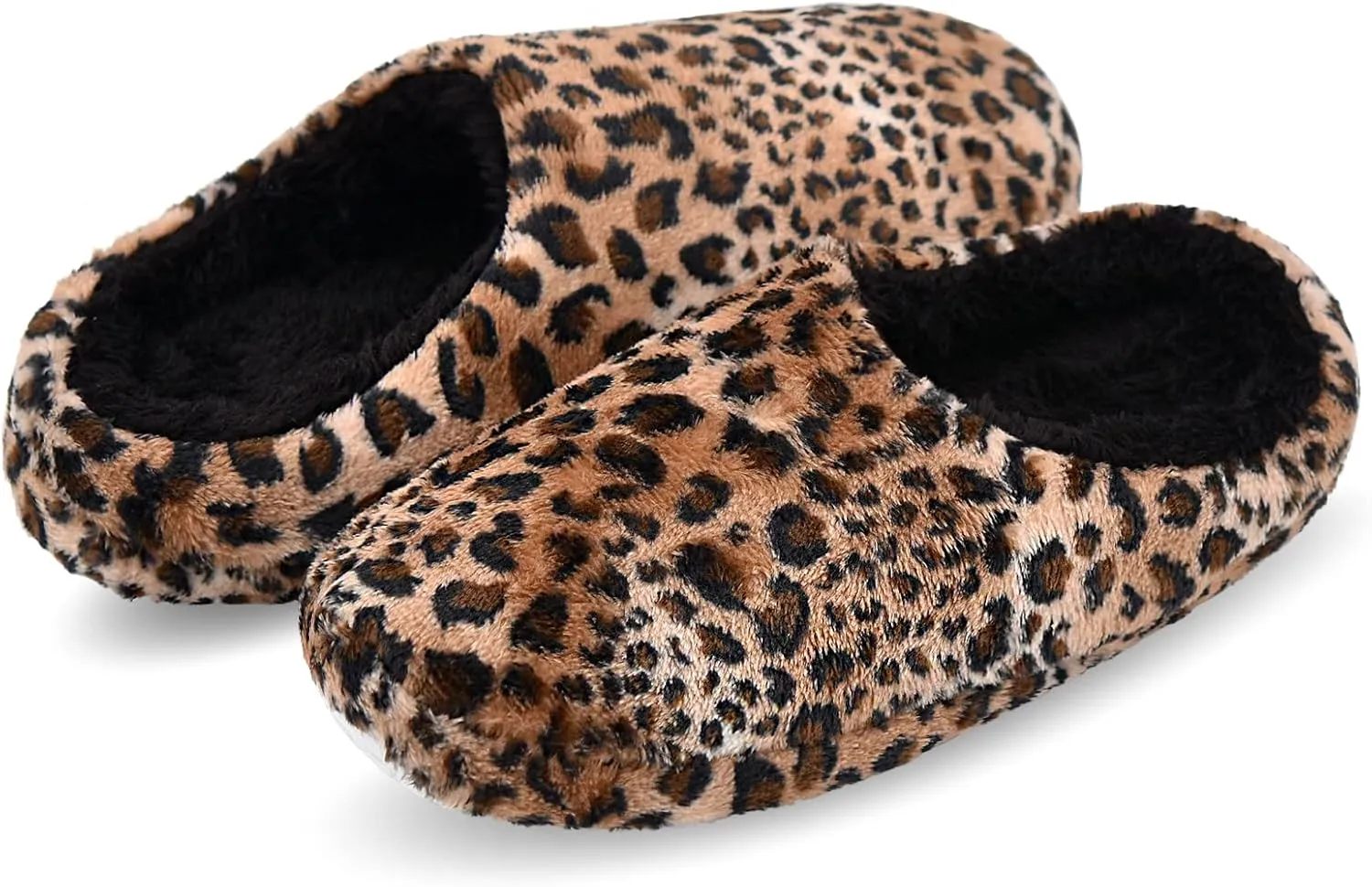 Panda Bros Women's Memory Foam Slippers Comfort Plush Fleece Lined House Shoes for Indoor & Outdoor