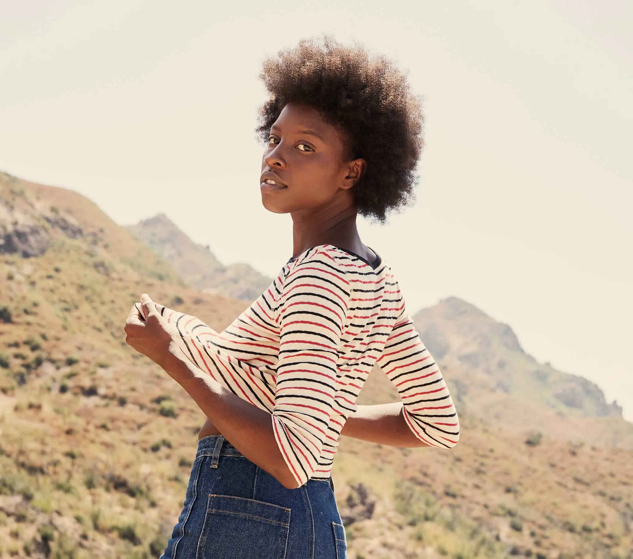 PATTI TEE -- RIVIERA STRIPE