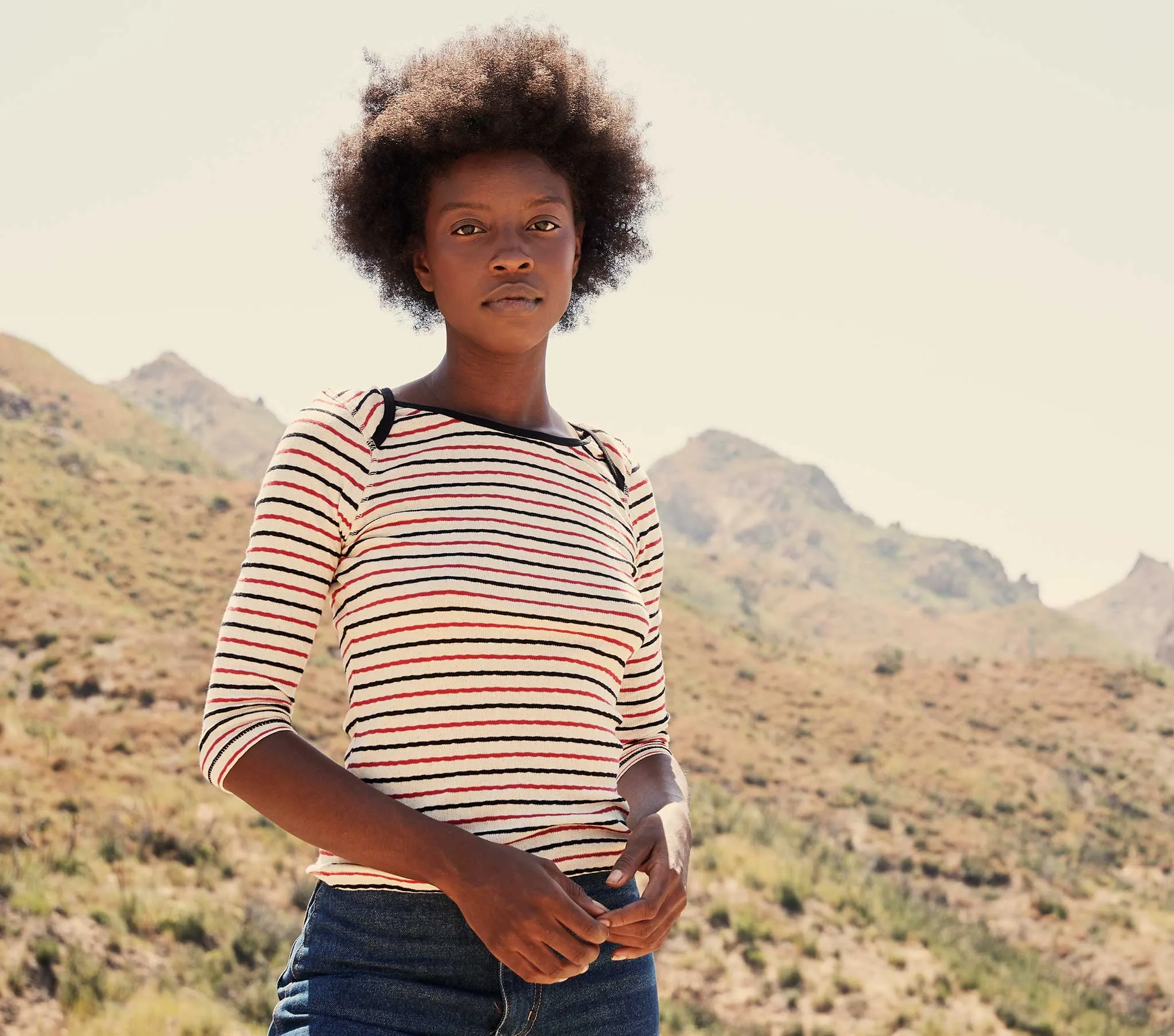 PATTI TEE -- RIVIERA STRIPE