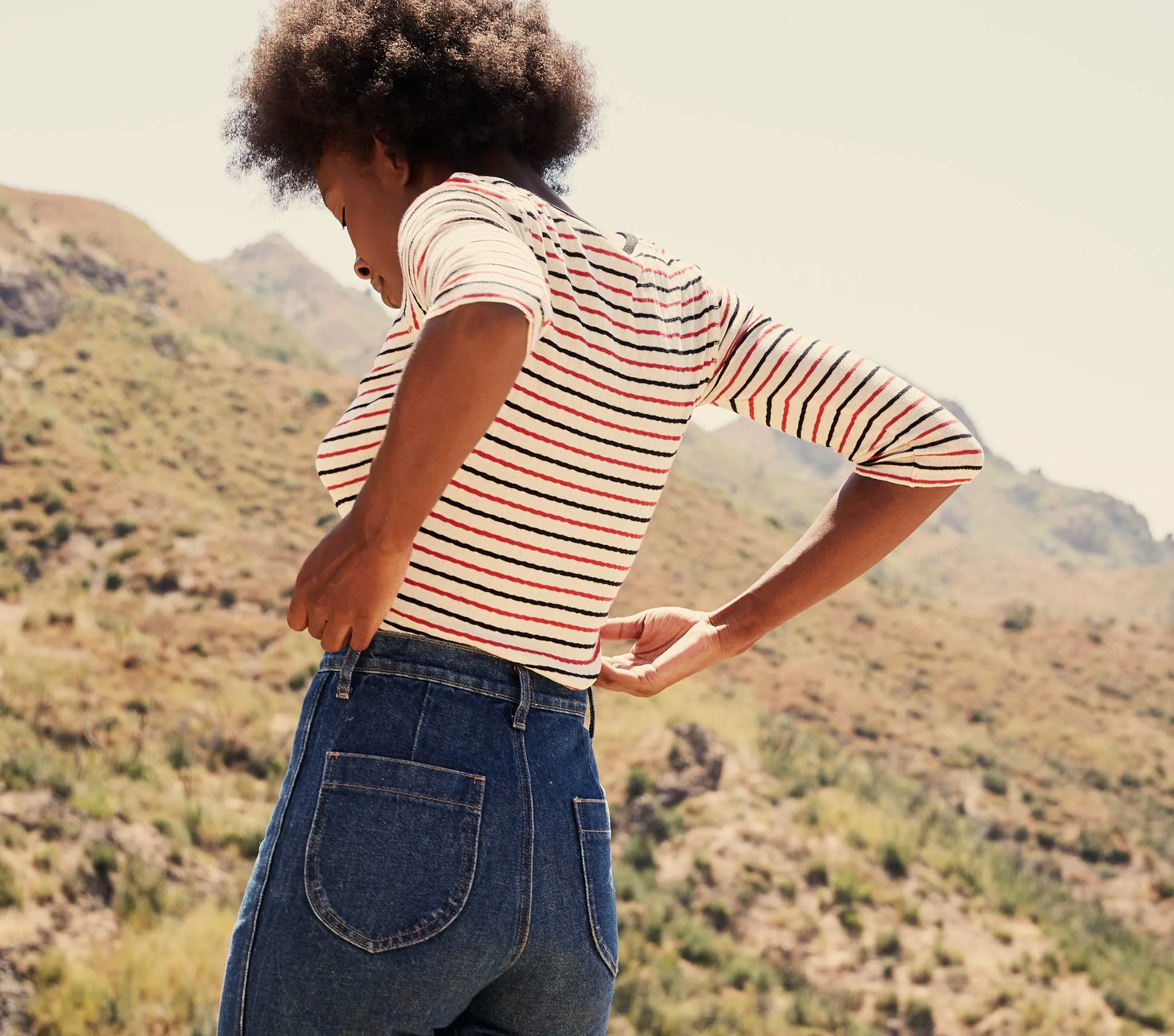 PATTI TEE -- RIVIERA STRIPE