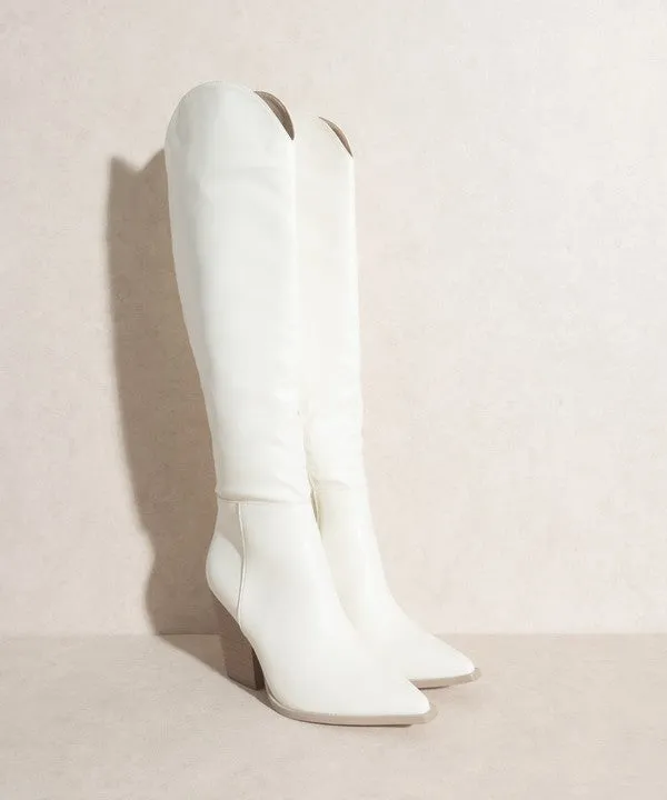 Sexy Knee-High Western Boots