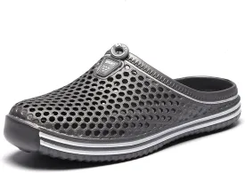 Womens Mens Bathroom Garden Non-slip Hole Breathable Lightweight Sandals Unisex Beach Quick Drying Sandals Couple Indoor/Outdoor Slippers