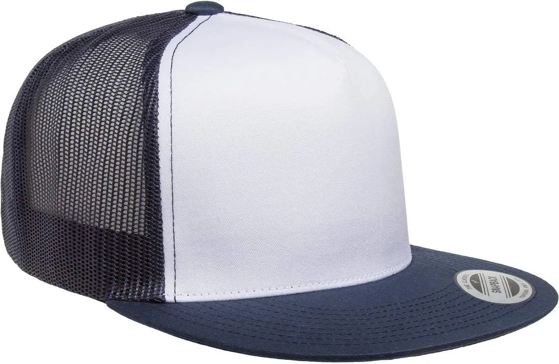 Yupoong Men's Yp Classic Trucker Cap-White Front