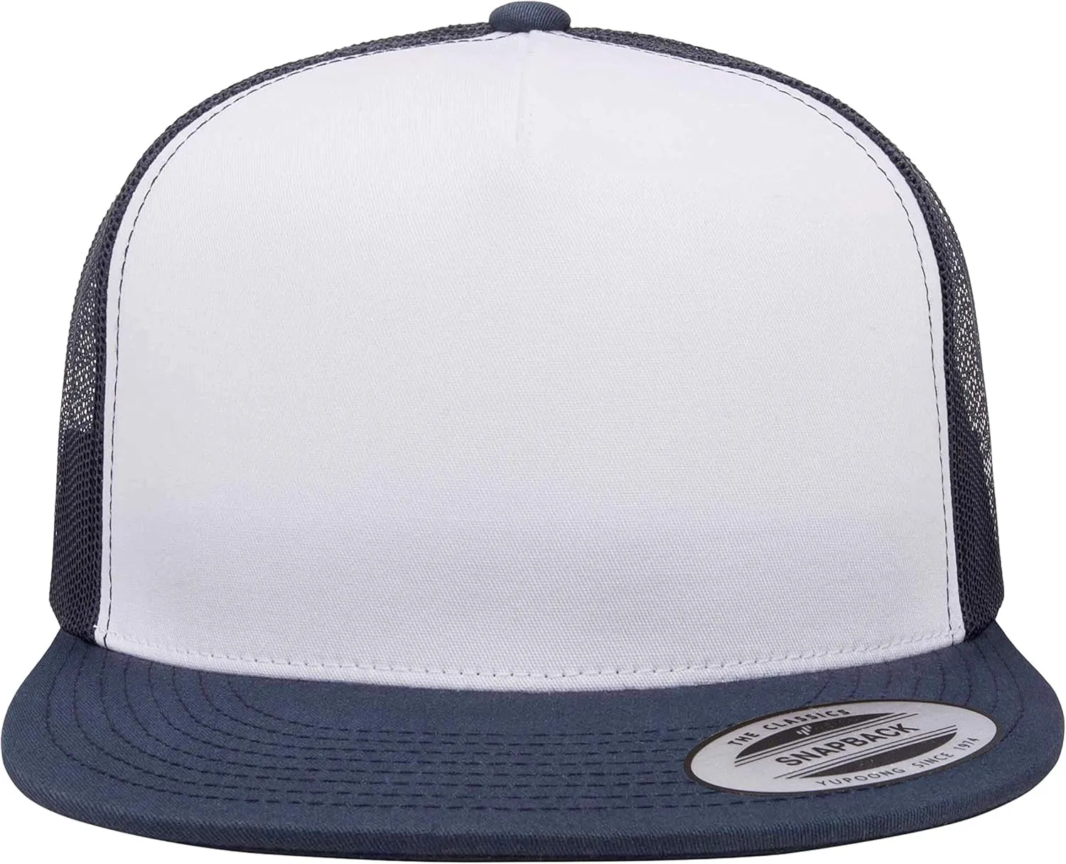 Yupoong Men's Yp Classic Trucker Cap-White Front
